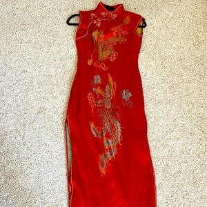 Chinese Wedding Tea Ceremony Bride Dress